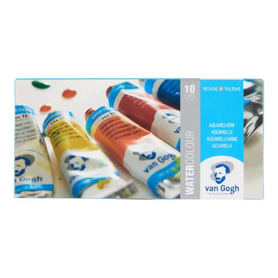 Van Gogh; Royal Talens Van Gogh Watercolor 10 Color Tube Set; Category:Watercolor Tube Sets; Image:1